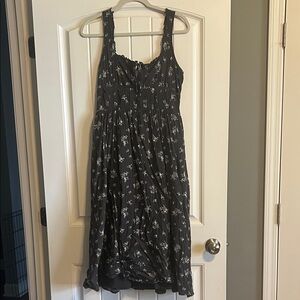 AE corset floral midi dress size M